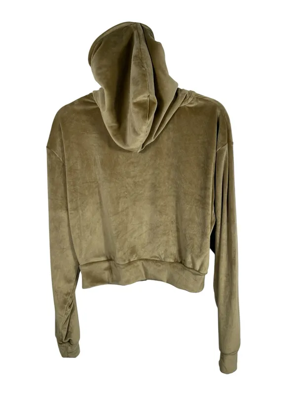 SKIMS Velour Zip-Up Hoodie‎ Size Large Soft Plush Lounge Y2K Athleisure - Image 3