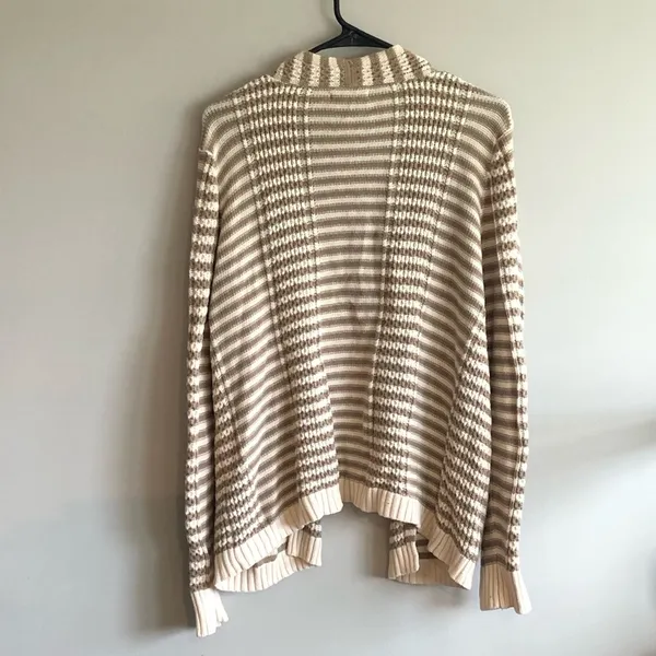 Architect Cardigan Sweater Open Front Women’s Size XL 100% Cotton - Image 2