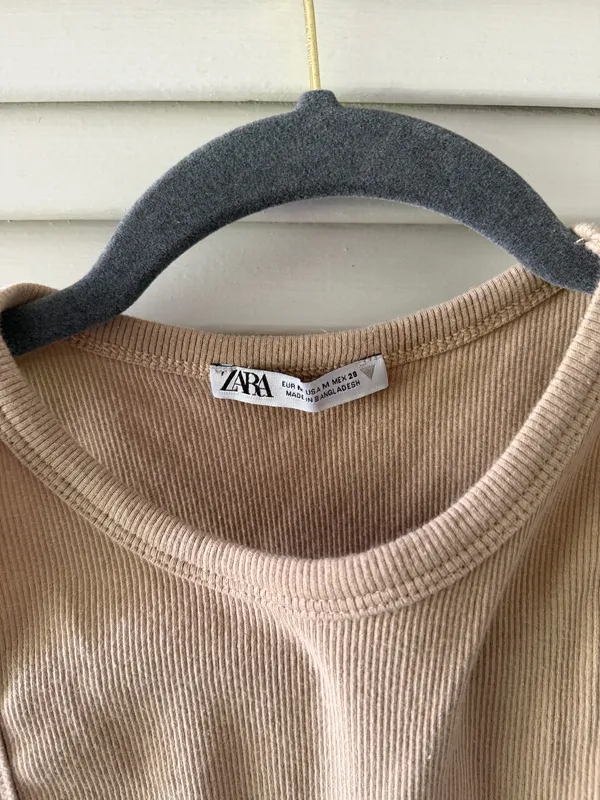 ZARA Tank Top Crop Ribbed - Image 2