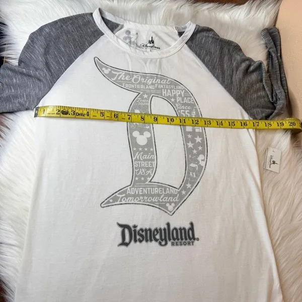 Disney Parks D Signature Raglan Baseball Tee Mickey Mouse Top Size Small - Image 7