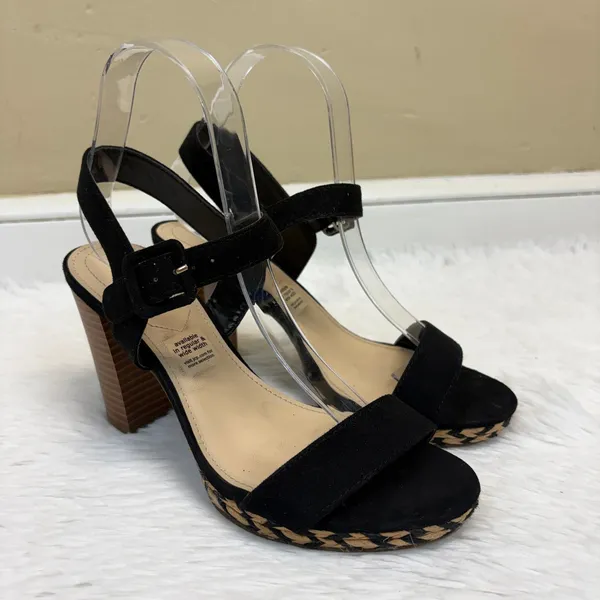 Liz Claiborne Women's Paseo Block Heel Platform Espadrille Sandals Size 7 - Image 2