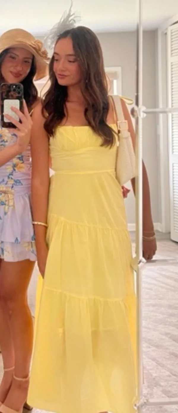 Petal and Pup Nordstrom Yellow Maxi Dress - Image 4