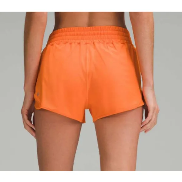 Lululemon Hotty Hot High-Rise Lined Short 2.5" Orange Flash 12 - Image 2