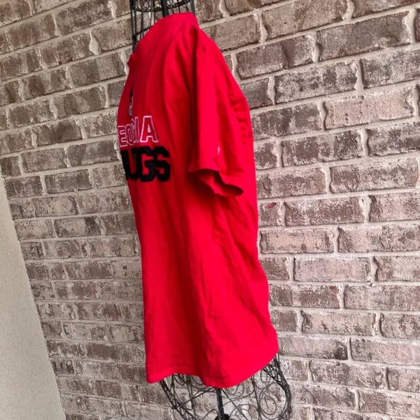 Champion Vintage Georgia Bulldogs T Shirt Large Red Short Sleeves Embroi… - Image 7