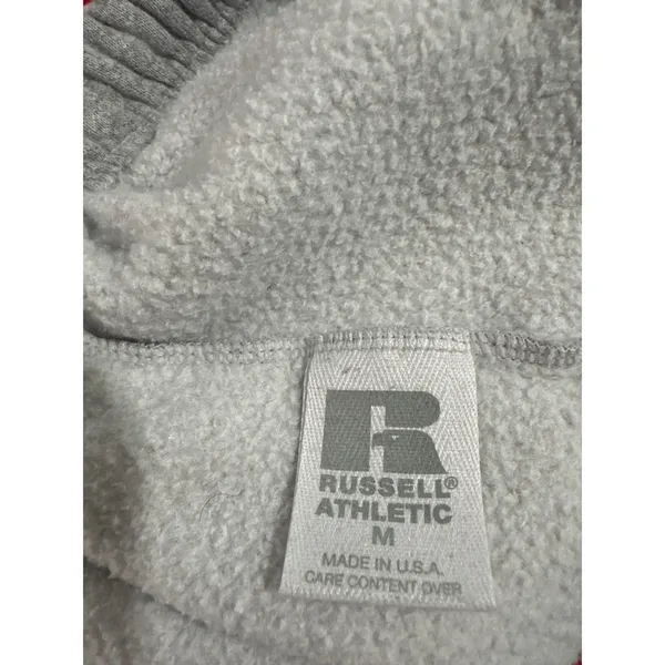 Vintage Russell Athletic Womens‎ Medium Sweatpants Unisex Jogger Elastic Gray - Image 2