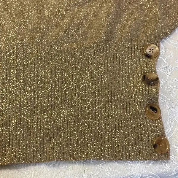Neiman Marcus cashmere collection women blouse L - Image 3
