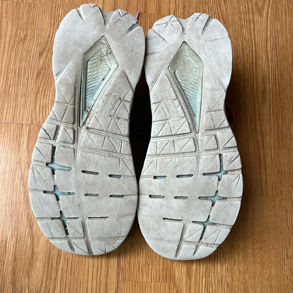Hoka One One Running Shoes. Size 7.5. Light Blue/Magenta - Image 7