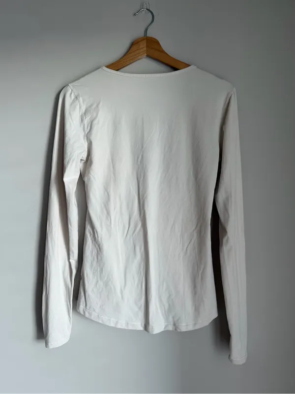 Lululemon Sunset Salutation Long Sleeve Angel Wing Athleisure SZ 6 - Image 3
