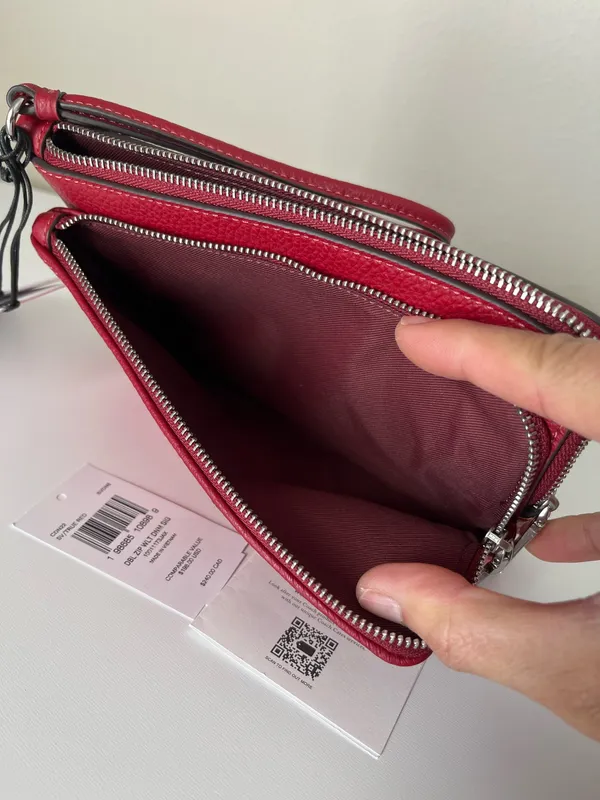 Coach Large Double Zip Wristlet - Image 8