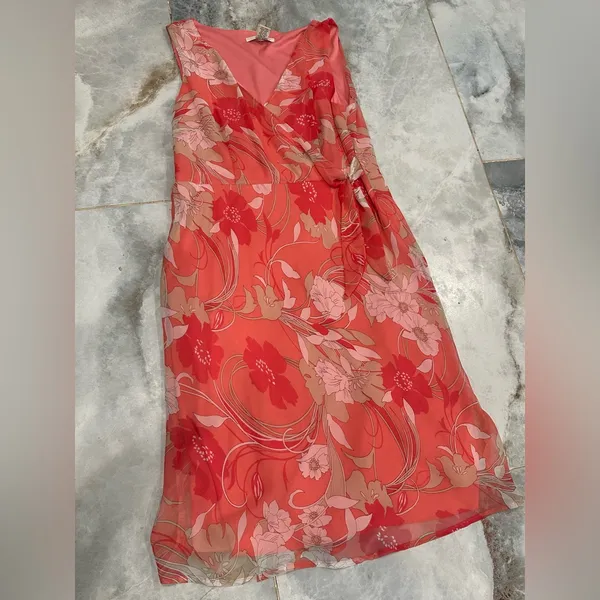 Merona Red Spaghetti Strap Sundress Midi - Image 4