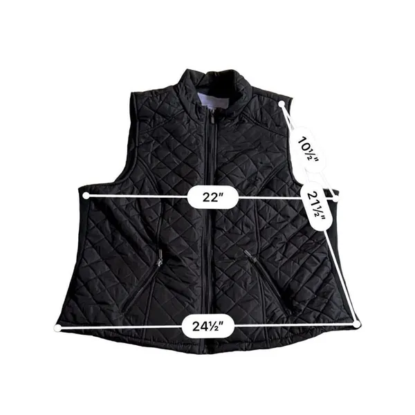 LAURA SCOTT Lightweight puffer vest jacket size 2X - Image 3