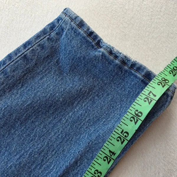 Abercrombie & Fitch Curve Love 90s Straight Ultra High‎ Rise Jeans Blue 26/2S - Image 8