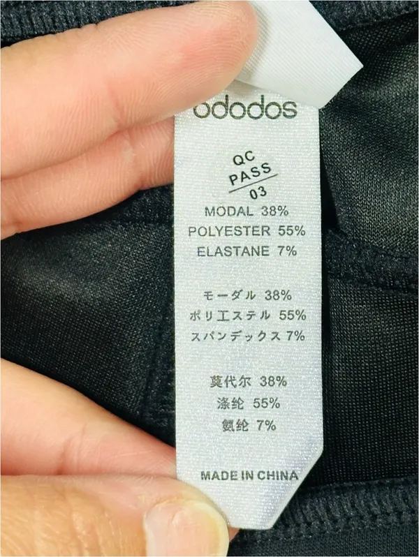 Ododos Women’s Wide Leg High Rise Pants Black Size XL Stretch Pull-On - Image 9