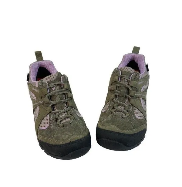 Merrell Chameleon Arc 2 Hiking Shoes Womens 7.5 Olive Orchid Lace Up Gor-Tex - Image 2