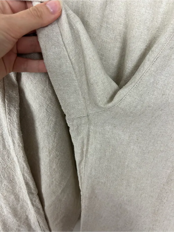 Old Navy Linen Wide Leg Pants Size L - Image 7