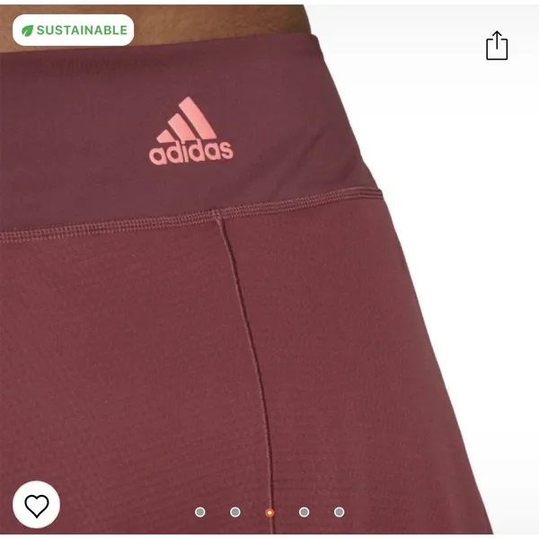 Adidas HEAT.RDY Skort Womens XL Burgundy Tennis Golf Pickleball Active Skort - Image 17