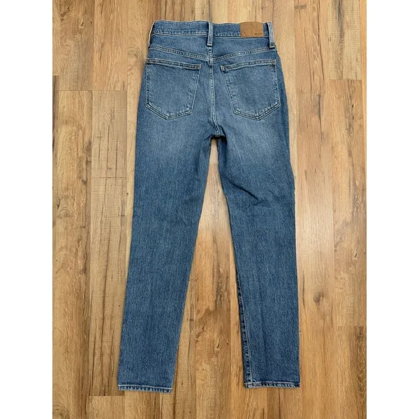 Madewell‎ The Perfect Vintage Jean 26 High Rise Slim Straight Stretch Denim - Image 6