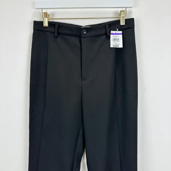 Walter Baker Atlas Wide Leg Pants Black Trouser Minimalist Office Slit Small NWT - Image 9