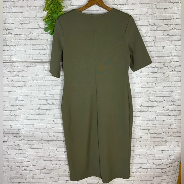 Dorothy Perkins Olive Green Midi Dress - Image 4