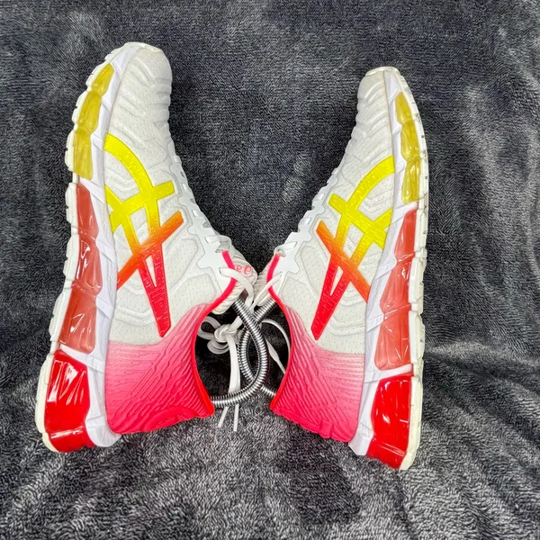 Asics Gel Quantum 360 Women's US 9 White/Sour Yuzu Running Shoes - Image 8
