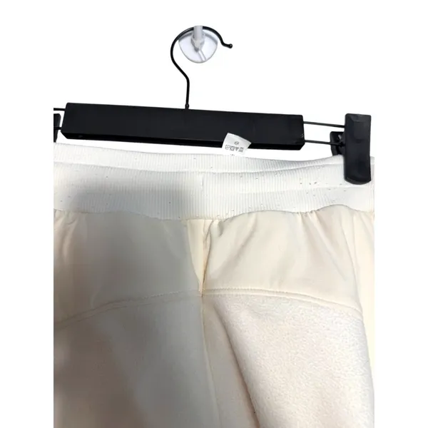 Alo Yoga Polar Fleece Wintry Mix Pant Ivory Cream Size XS - Image 7