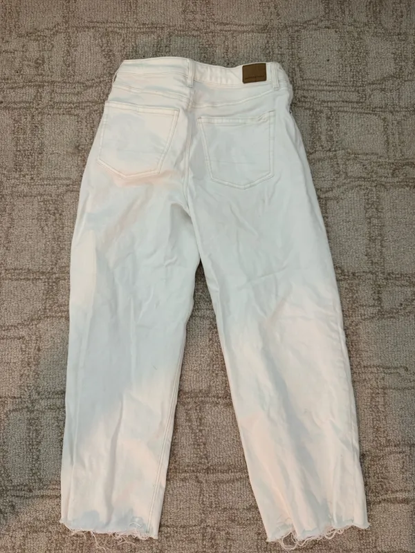 American Eagle White straight jeans - Image 2