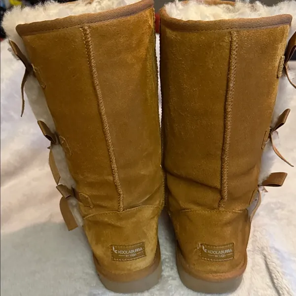 Koolaburra Tan Suede Winter Boots Size 10 - Image 2