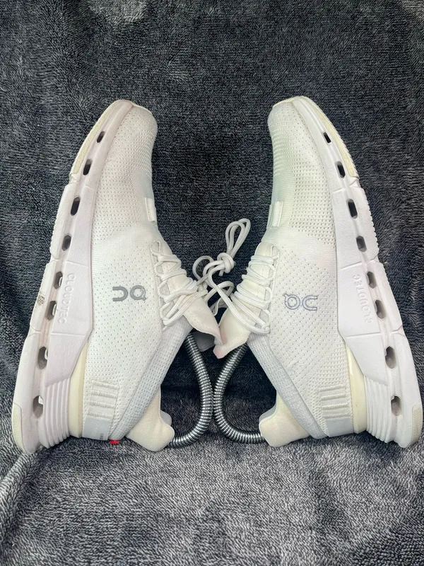 On Cloudnova Pearl White Running Shoes Womens Size 6 US 37 EU Sneakers - Image 5