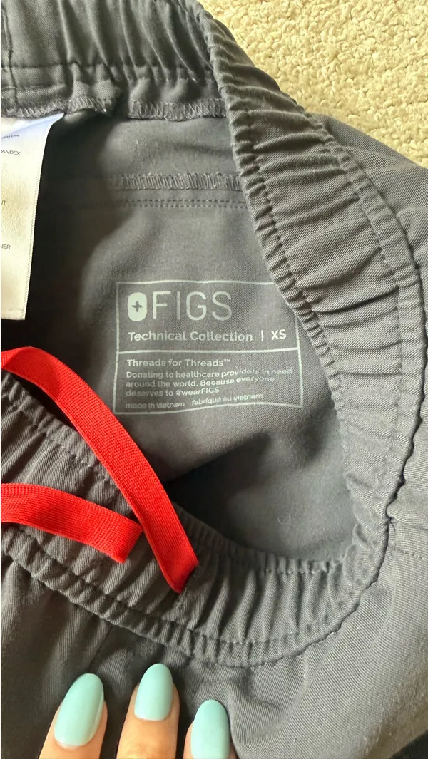 FIGS Charcoal Scrub Pants - Image 2