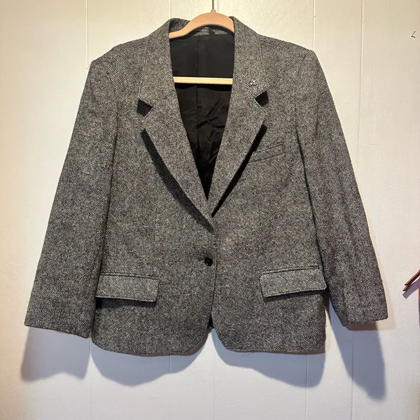 Hyde Point suit jacket‎ size large (aproximadamente) Gray - Image 2