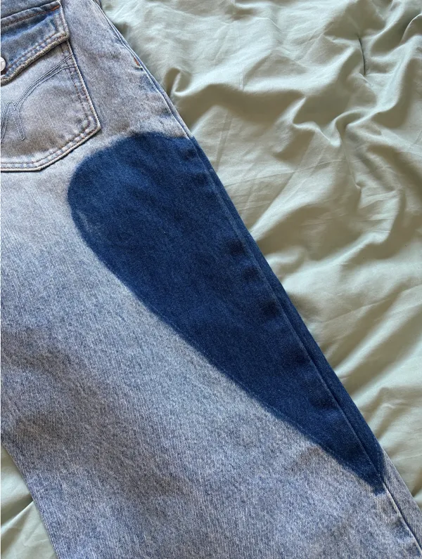 Revice Denim Light Wash Heart TLC LUVR Jeans - Image 8