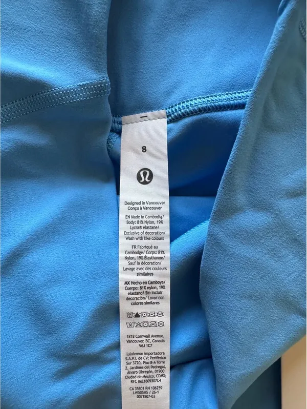 Lululemon Align With Pockets High Rise 25” Ocean Wave Size 8 NWT - Image 6