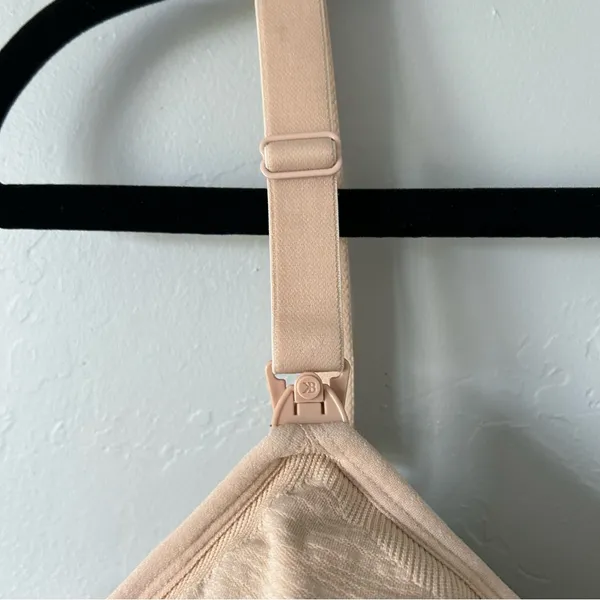 Kindred Bravely Sublime Hands-Free Pumping Nursing Bra Beige Large Busty E-H Cup - Image 2