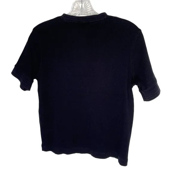 Ralph Lauren Petite Medium Blue100% Cotton Short Sleeve T-shirt 88e - Image 2