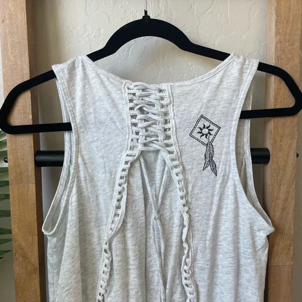 Hard Rock Couture Women's Amsterdam Light Gray Graphic Tank Top - Image 5
