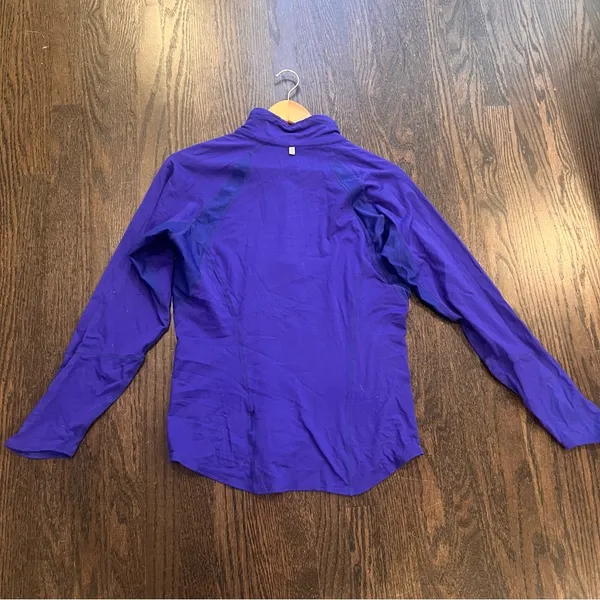 Nike Pro Blue Dri-FIT Quarter Zip Pullover Size M - Image 11