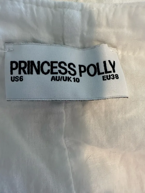 Princess Polly Summer Season Button Front Linen Blend Dress New! - Image 13