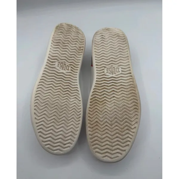 Hey Dude Cody Craft Linen Sneakers White Slip On Casual Size Wide 10 40600-100 - Image 6