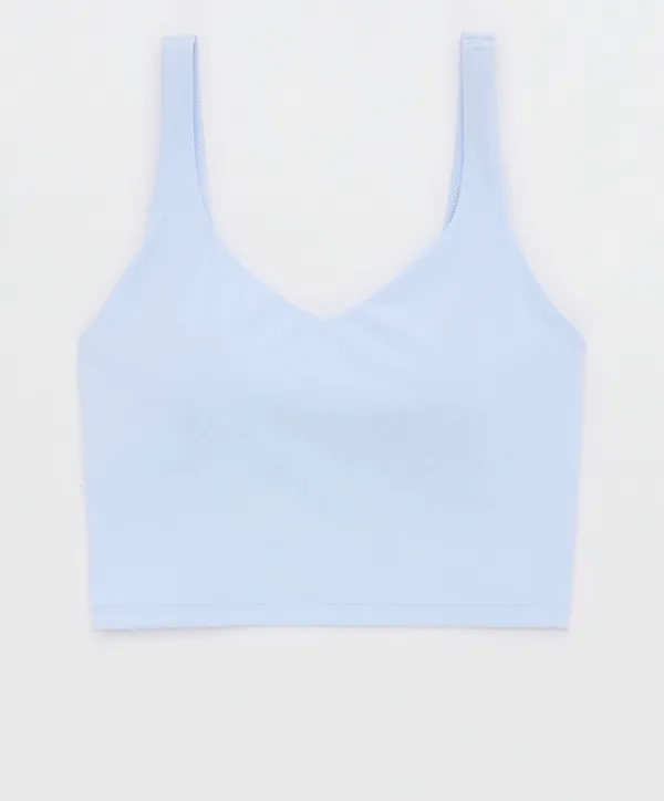 offline aerie real me low key longline sports bra - Image 5