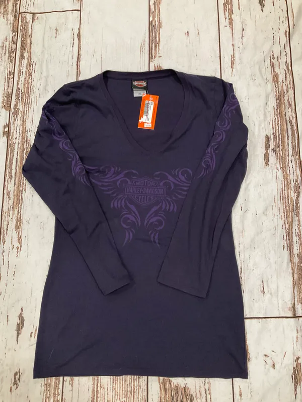 Harley Davidson NWT LONG SLEEVED TRIBAL TEE SHIRT - Image 5
