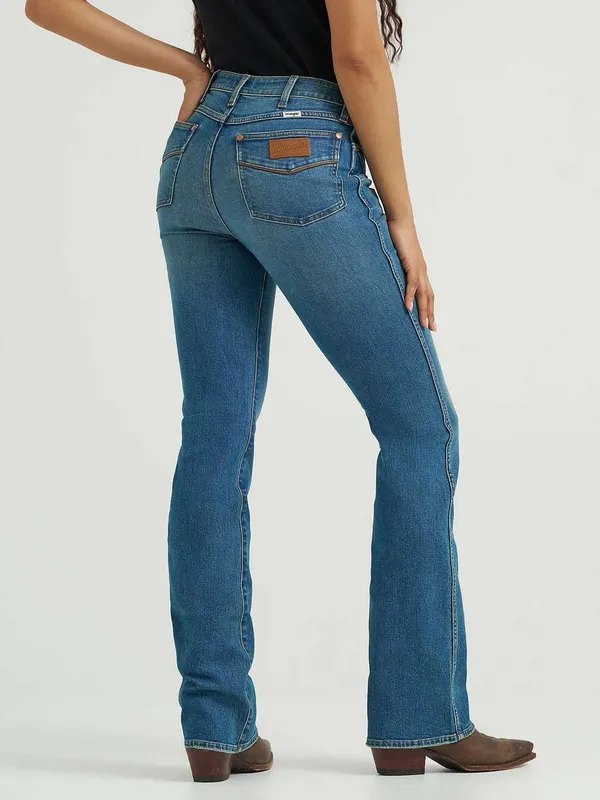 Wrangler Women's High Rise Bootcut Jeans - Image 2