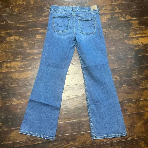 American Eagle distressed relaxed normcore boyfriend 12 jeans - Image 4