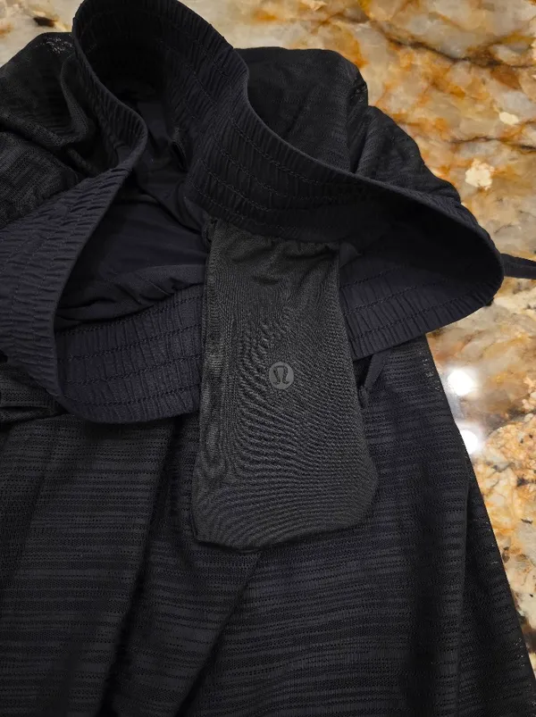 Lululemon Wide Leg Pants Black Double Layer Black - Image 4