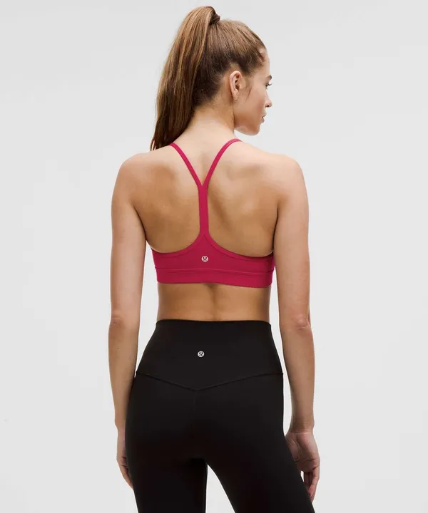Lululemon Flow Y Bra Sports 10 Passionate Pink - Image 2