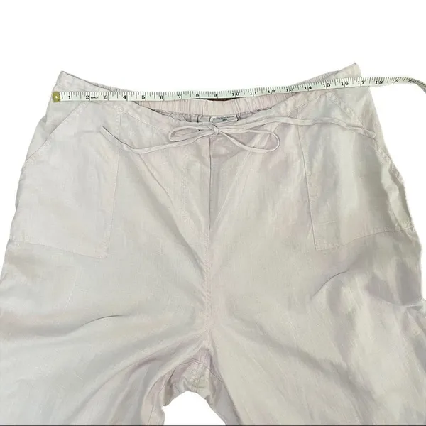 Motherhood maternity light pink linen pants‎ - Image 6