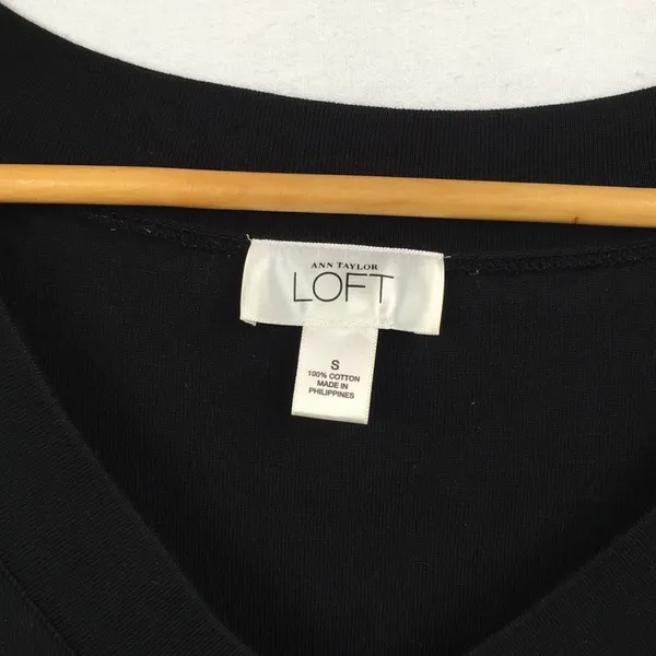 Loft| Basic Black Tee - Image 3