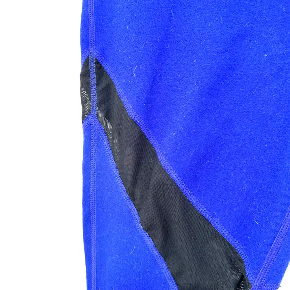 Fabletics‎ size medium blue black leggings mesh - Image 3