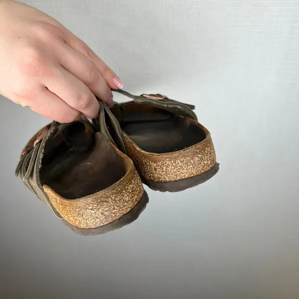 Birkenstock Mayari Mocha Brown Birko-Flor‎ Toe Loop Sandals Womens 39 - Image 7
