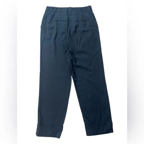 Massimo Dutti Black Buttoned Pants - Image 2