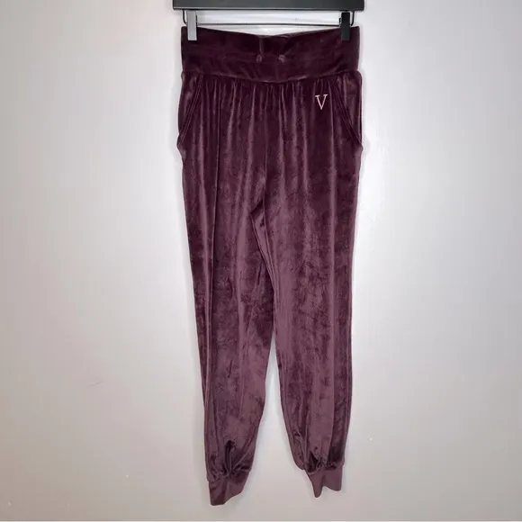 Victorias Secret Purple Velour Tracksuit Size‎ XS - Image 9